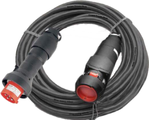 Extension cable with CEAG plugs and sockets.